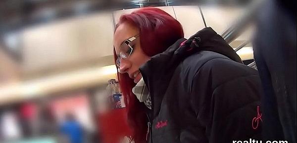  Gorgeous czech kitten gets teased in the mall and pounded in pov